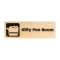 Kitty Poo Room Door Sign